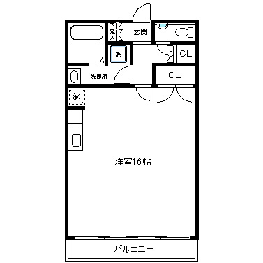 スクエア日本橋2 自由なレイアウト広い1Ｒ