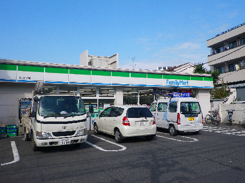 パルティール曳舟 コンビ二：ファミリーマート 東向島五丁目店　148m