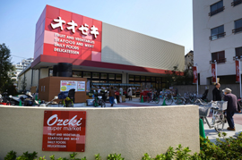 ドミール学芸大 スーパー：オオゼキ祐天寺店　247m