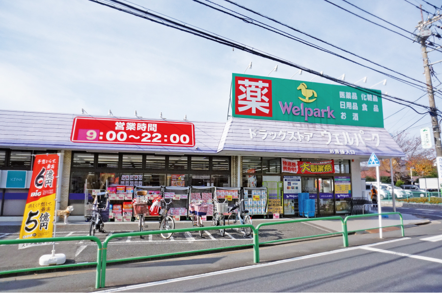 アルバ南大泉 ドラッグストア：Welpark(ウェルパーク) 練馬南大泉店　489m