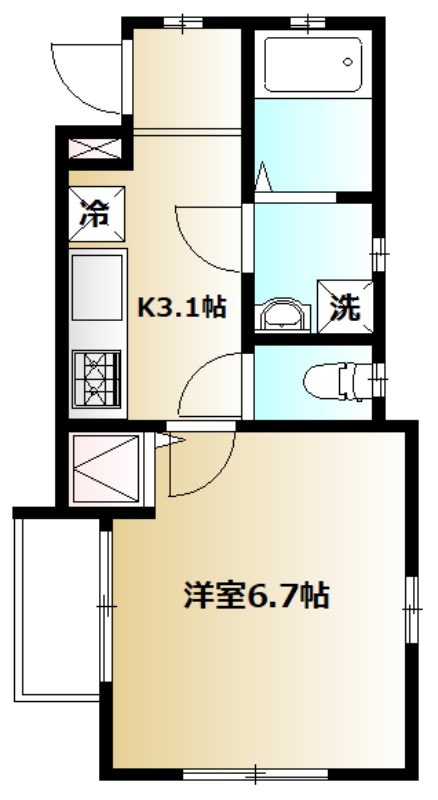 メゾン童夢 メゾン童夢_103間取り.jpg