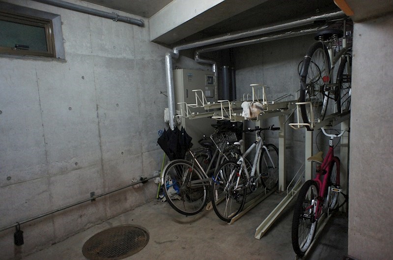 ミルフィーユ恵比寿 地下自転車置き場（無料）
