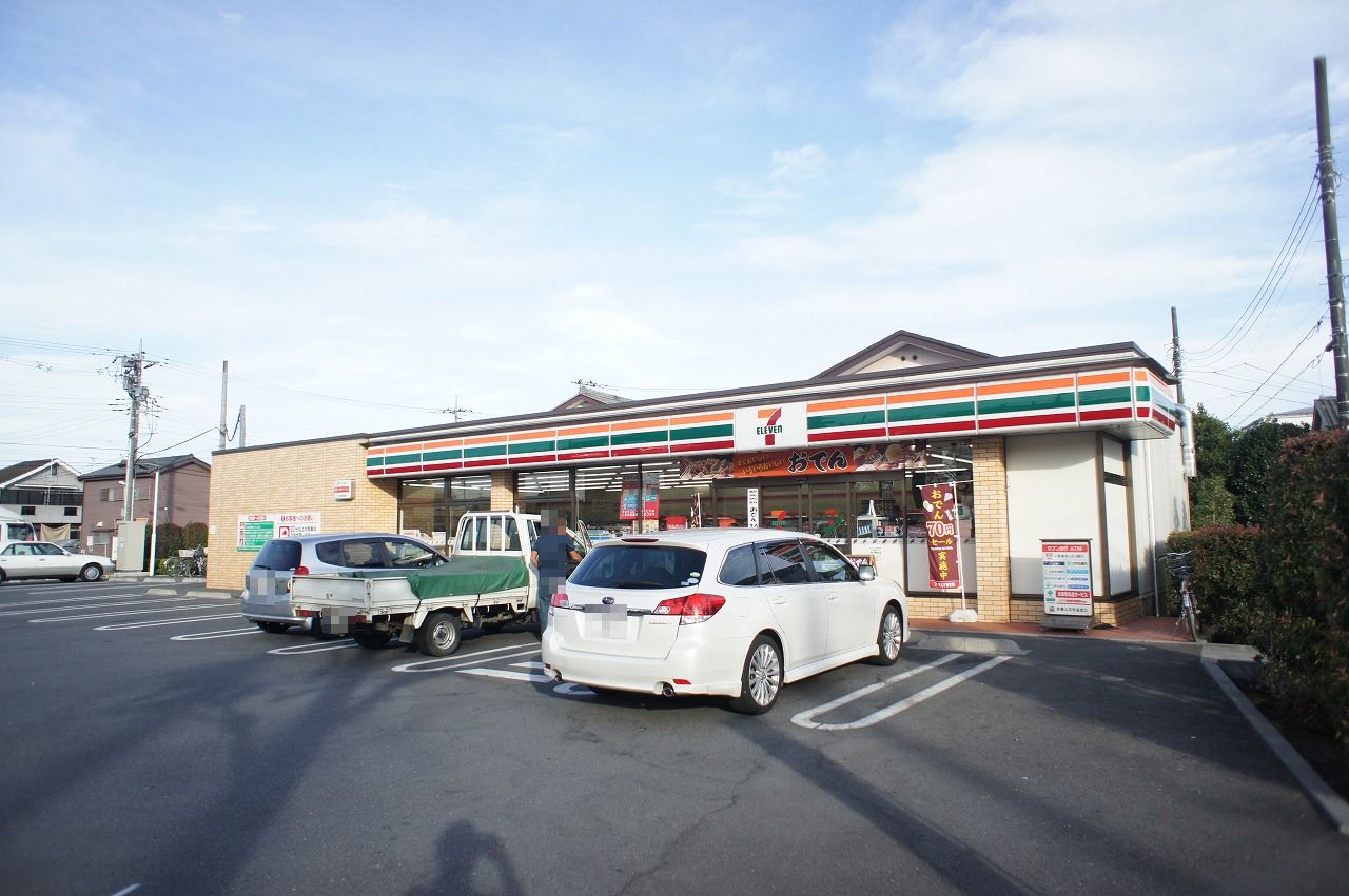パルファンベールC棟 コンビ二：セブンイレブン 立川一番町1丁目店　150m