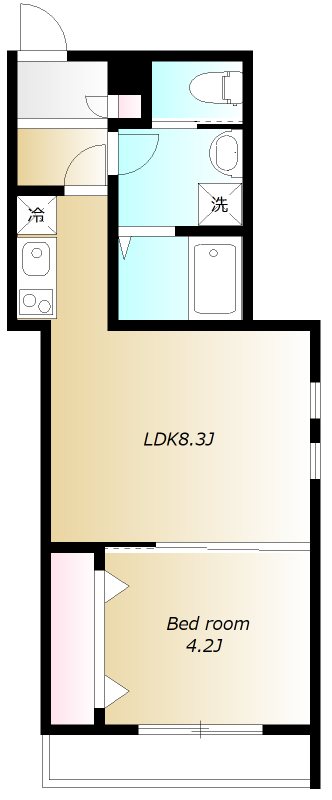 Charme Charm2号室間取り.jpg