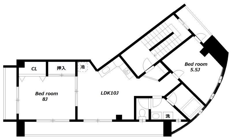 MAISON　TSUTSUI MAISON TSUTSUI401間取り.jpg