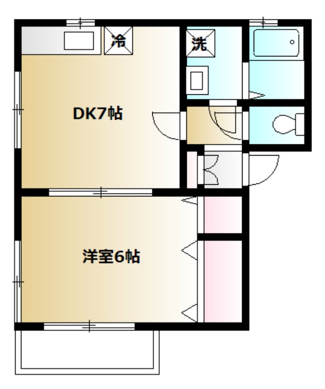 T・Sハイツ T・Sハイツ1号室間取り.jpg