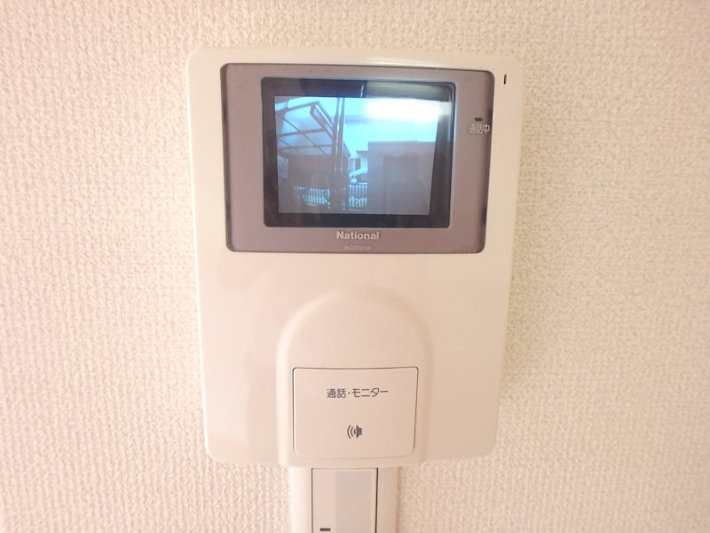 ボヌール モニター付きインターホンで来訪者のお顔も見れるので安心です