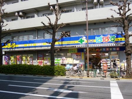 三洋ガーデン世田谷 ドラッグストア：どらっぐぱぱす 若林店　502m
