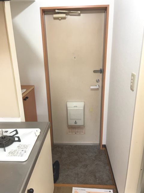 プレジール 玄関先