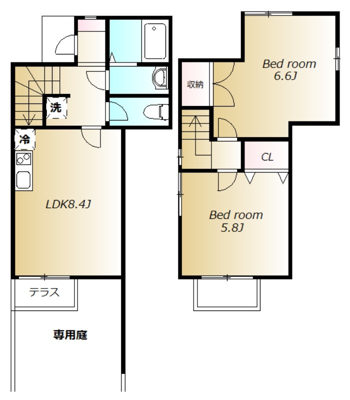 アメージングテラス アメージングテラス10A間取り.jpg