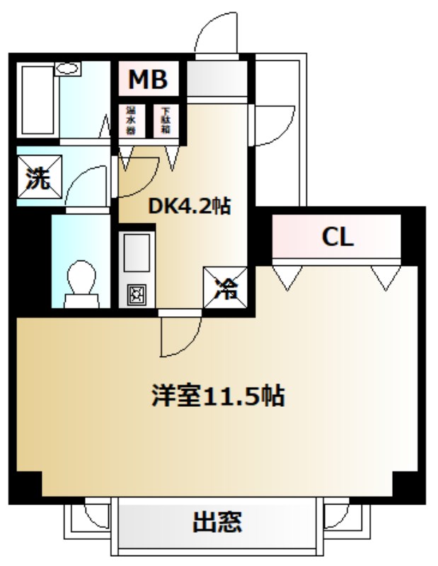 MYE新宿御苑二番館 MYE新宿御苑二番館1号室間取り.jpg
